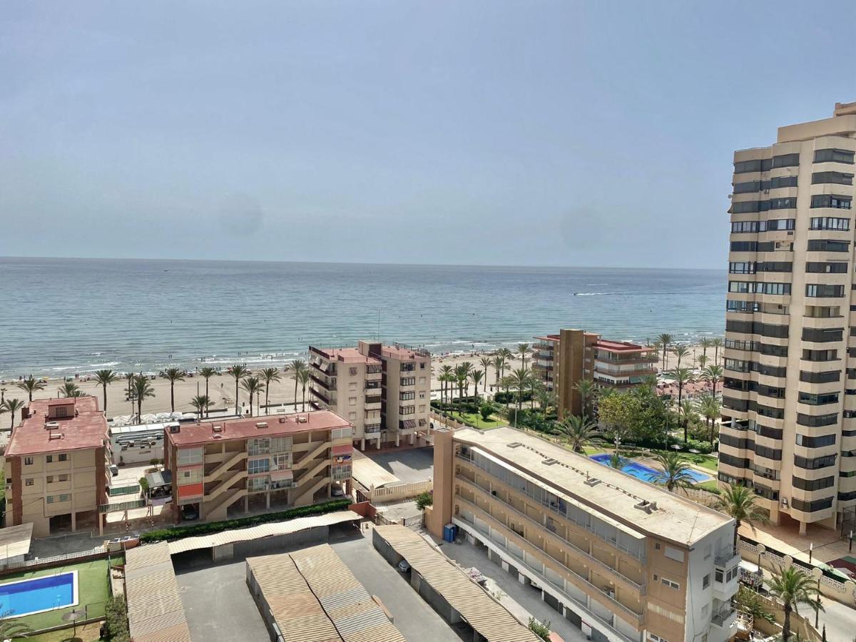 T Hercules Apto 6 Pax Vistas Al Mar, Aire Ac Wifi Inmo Leo Playa De San Juan Alicante Luaran gambar